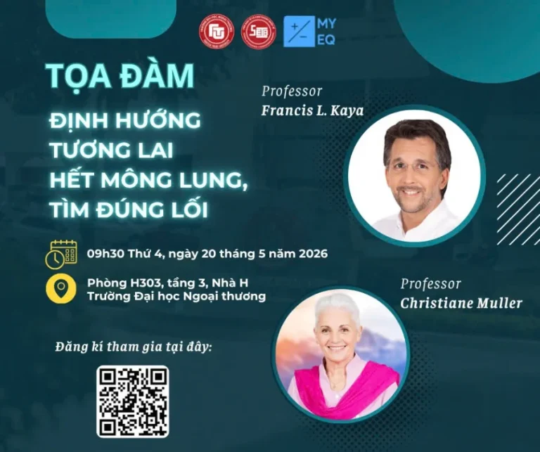 MỞ ĐƠN ĐĂNG KÝ THAM DỰ TOẠ ĐÀM “ĐỊNH HƯỚNG TƯƠNG LAI – HẾT MÔNG LUNG, TÌM ĐÚNG LỐI”